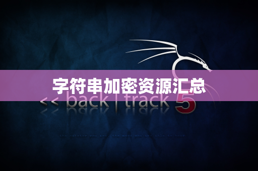 字符串加密资源汇总