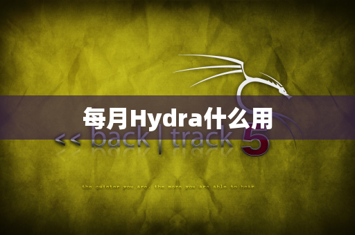 每月Hydra什么用