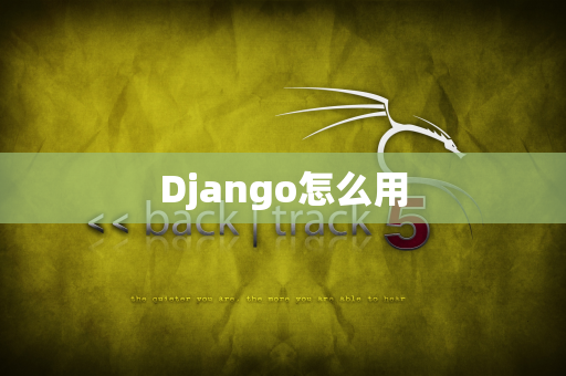 Django怎么用