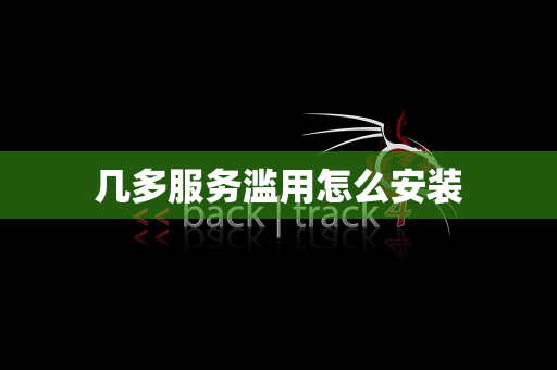 几多服务滥用怎么安装