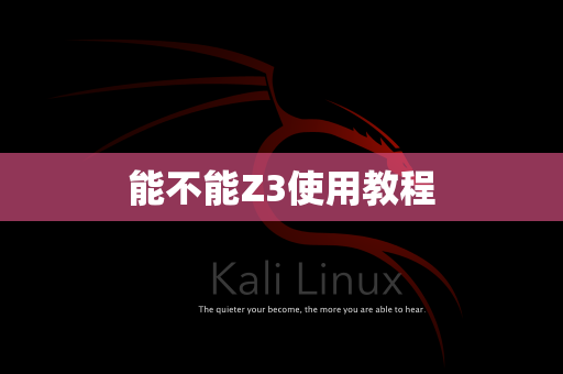 能不能Z3使用教程