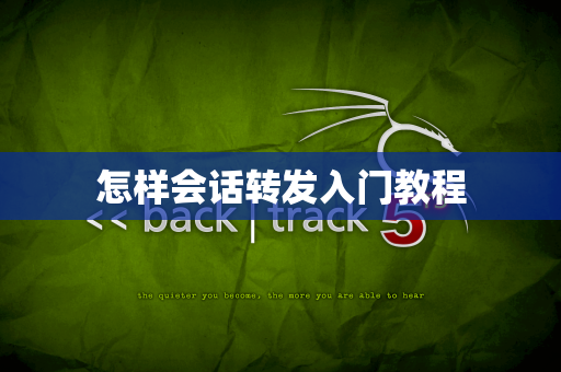 怎样会话转发入门教程