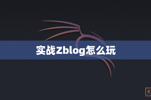 实战Zblog怎么玩