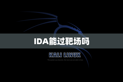 IDA能过靶场吗