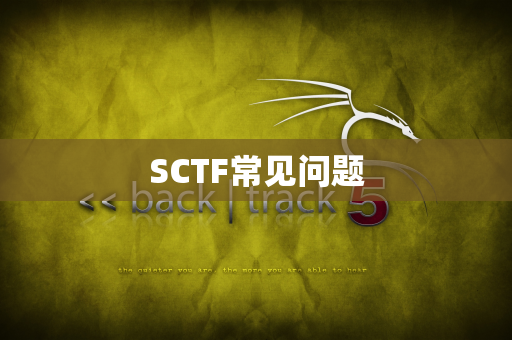 SCTF常见问题