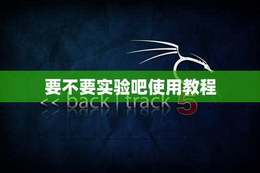 要不要实验吧使用教程