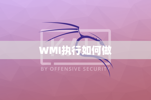 WMI执行如何做