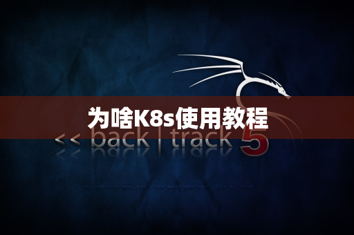 为啥K8s使用教程