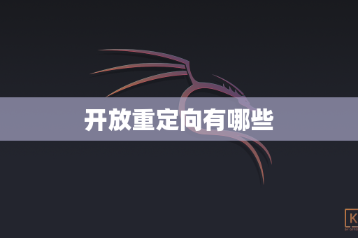 开放重定向有哪些