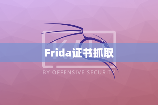 Frida证书抓取