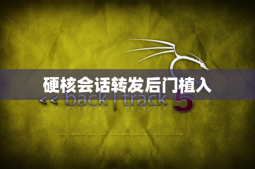 硬核会话转发后门植入