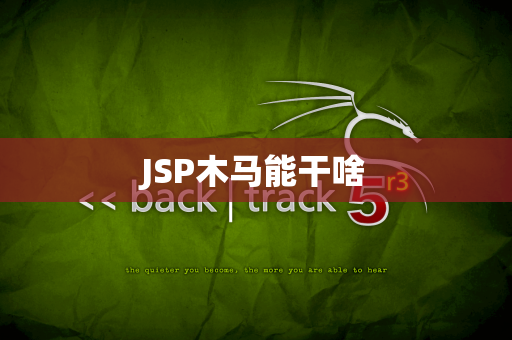 JSP木马能干啥
