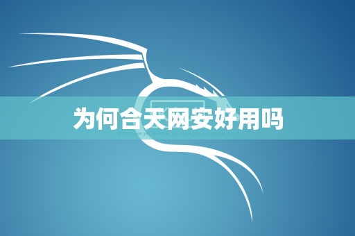 为何合天网安好用吗