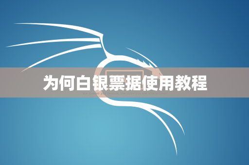 为何白银票据使用教程