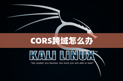 CORS跨域怎么办