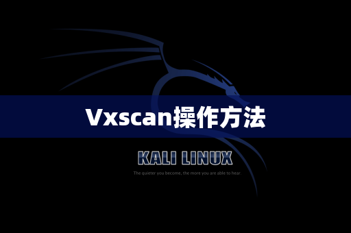 Vxscan操作方法