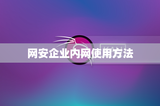 网安企业内网使用方法