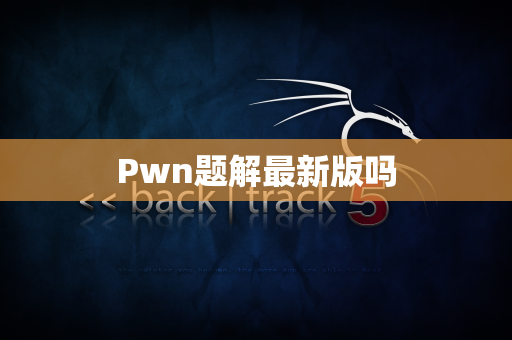 Pwn题解最新版吗