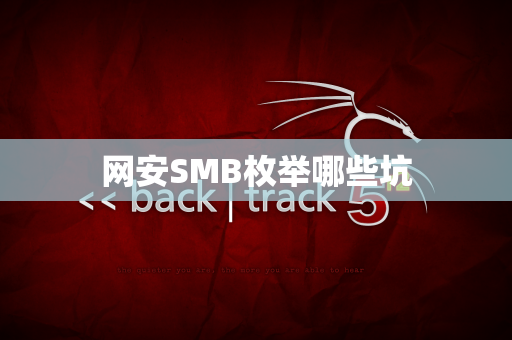 网安SMB枚举哪些坑