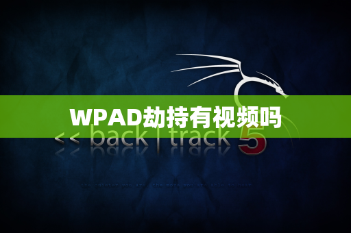 WPAD劫持有视频吗