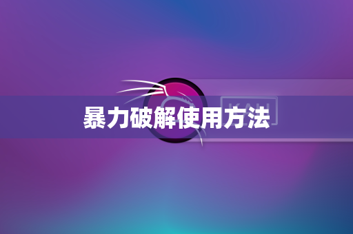 暴力破解使用方法