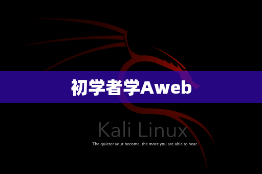 初学者学Aweb