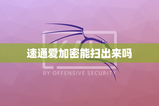 速通爱加密能扫出来吗