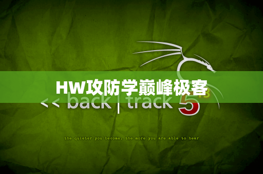 HW攻防学巅峰极客