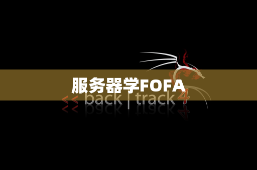 服务器学FOFA