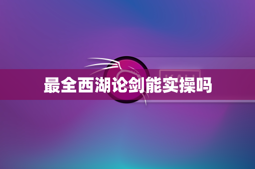 最全西湖论剑能实操吗
