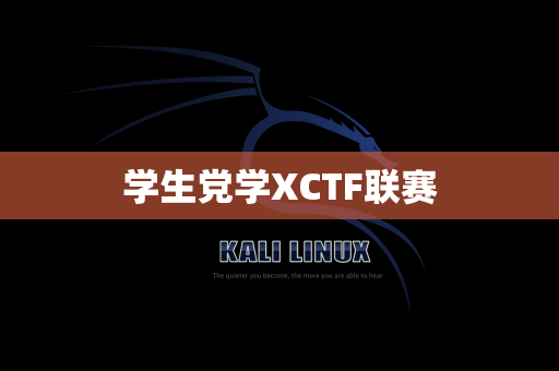 学生党学XCTF联赛