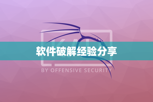 软件破解经验分享