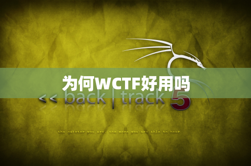 为何WCTF好用吗