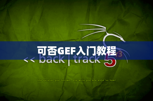 可否GEF入门教程