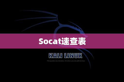 Socat速查表