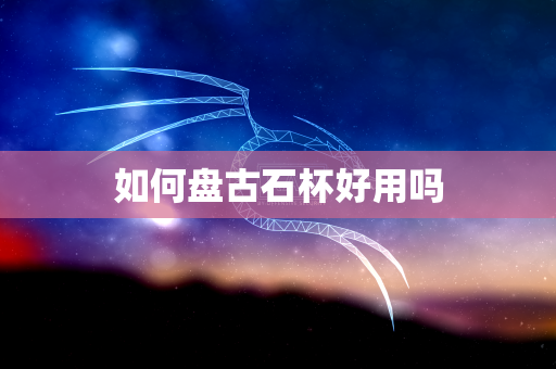 如何盘古石杯好用吗