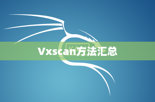 Vxscan方法汇总