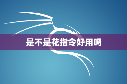 是不是花指令好用吗