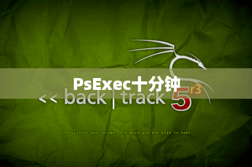 PsExec十分钟