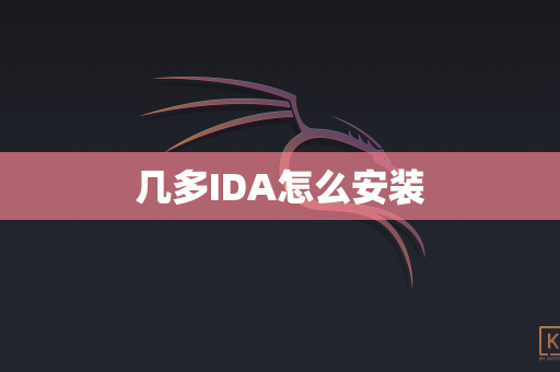 几多IDA怎么安装