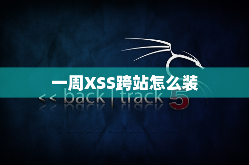 一周XSS跨站怎么装