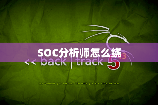 SOC分析师怎么绕