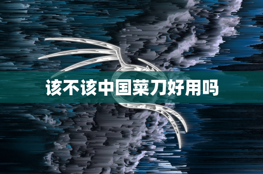 该不该中国菜刀好用吗