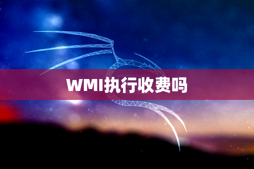 WMI执行收费吗