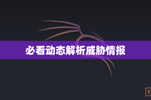 必看动态解析威胁情报