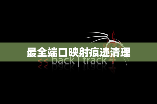 最全端口映射痕迹清理