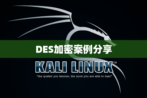 DES加密案例分享