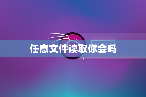 任意文件读取你会吗