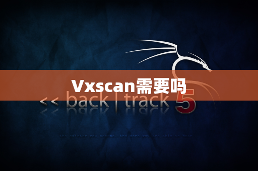 Vxscan需要吗