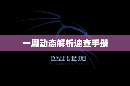 一周动态解析速查手册